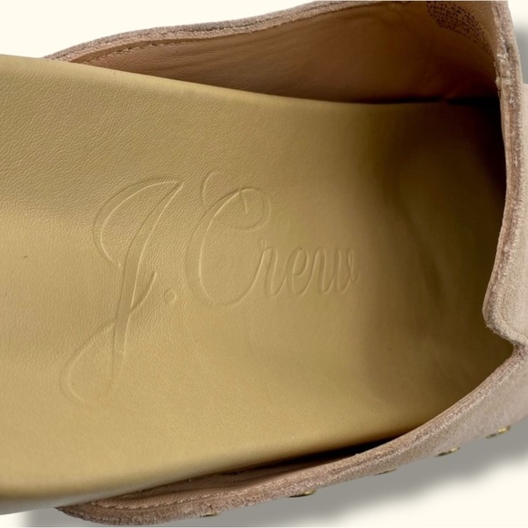 J. Crew ‘Pacific Calf Suede Studded Marlow Clogs’ in Soft Pink / Beige Size 10.5 - Picture 16 of 16